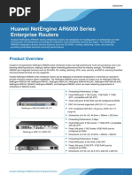 Huawei NetEngine AR6000 Series Enterprise Routers Datasheet