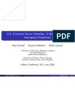 U.S. Financial Sector Volatility: A Bayesian Model Averaging Perspective