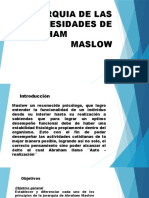 Diapositiva de La Jerarquia de Las Necesidades de Abraham Maslow (Autoguardado)