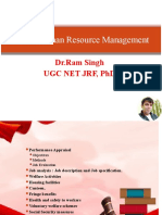 Unit 4 Human Resource Management: DR - Ram Singh Ugc Net JRF, PHD