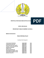 Proposal PKM Kewirausahaan Kelompok 6 Produksi Varian Kripik Nangka