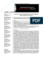 Study On In-Vitro Thrombolytic Activity of Methanolic Extract of Mesua Ferrea Leaves