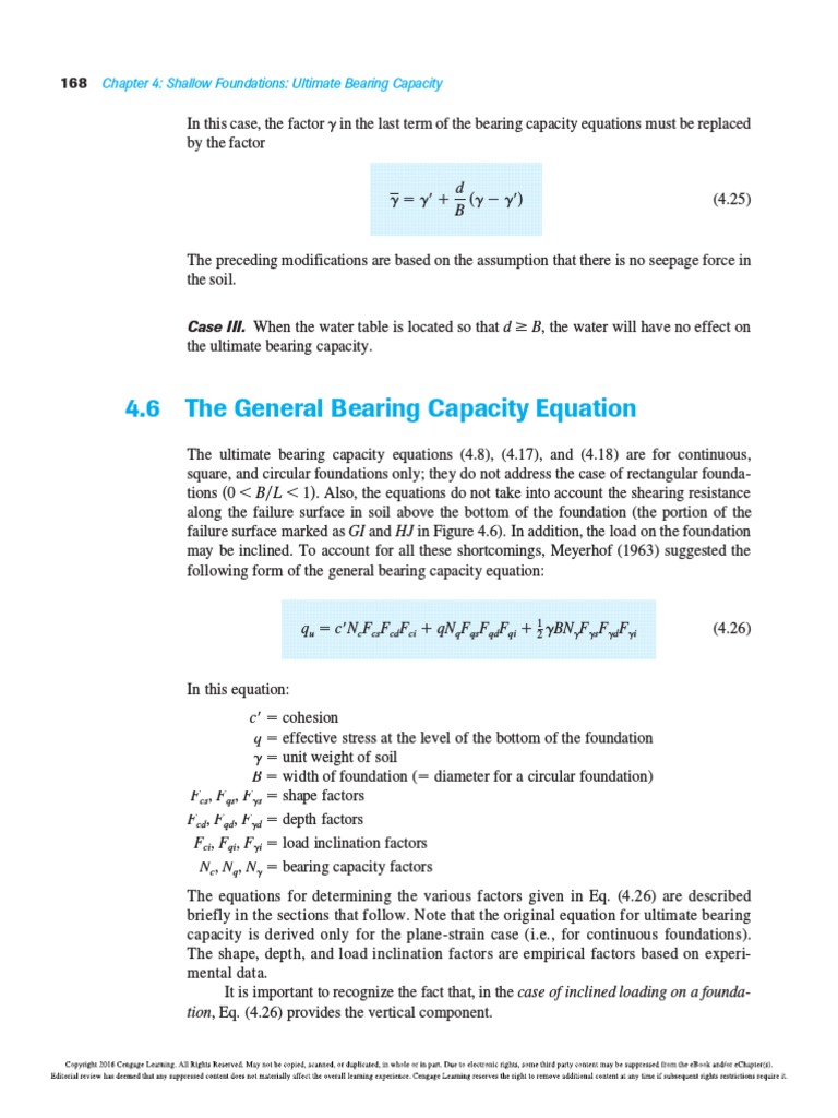 Eccentric Load on Foundation Capacity | PDF | Soil | Horticulture And ...