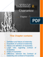 Indemnity Guarantee: Chapter - 7