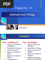 Chapter - 10 Bailment and Pledges 39627 765