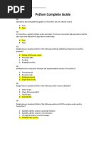 Python Complete Guide