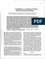 Feasibility of Ambulatory, Continuous 24-Hour