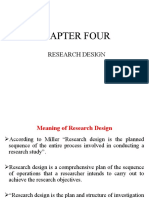 Chapter Four: Research Design