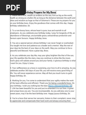 bday messages