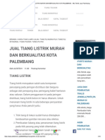 JUAL TIANG LISTRIK MURAH DAN BERKUALITAS KOTA PALEMBANG - Alfa Tehnik Jaya Palembang