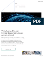Fusite: With Fusite, Mission Critical Becomes Mission Accomplished