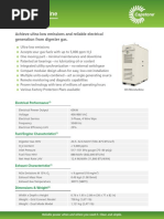 C65 Microturbine: Achieve Ultra-Low Emissions and Reliable Electrical Generation From Digester Gas