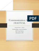 Plan - Communication Arts Festival