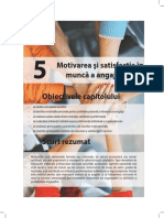 Cap 5 - Motivarea Si Satisfactia in Munca A Angajatilor