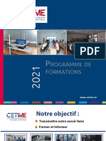 Programme de Formation 2021 Du CETIME Version Juin 2021 - TXT-édition TBsTN.28.05.2021-PDF-X (6356ko)