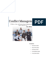 Conflict Management: PT-MBA, 1st Year, 2nd Trimester, Group & Organization Dynamics Project, 30th Nov, 2012