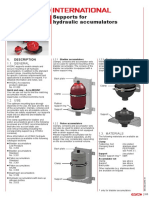 Supports For Hydraulic Accumulators: 1. Description