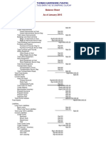 Balance Sheet As of January 2015: Jl. Tugu Barat No. 65 Sampang, Cilacap