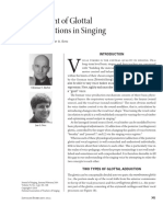 Adjustment of Glottal Configurations in Singing: Christian T. Herbst and Jan G. Švec
