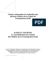 Kagyu-Gourtso Chants Adamantins de Réalisation Des Précieux Maitres