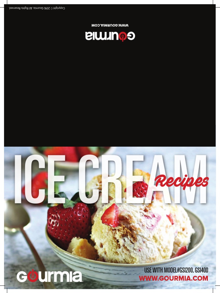 Ice Cream Maker Cookbook PDF Ice Cream Caramel