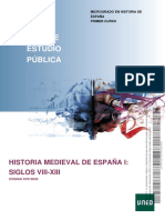 Guía de Estudio Pública: Historia Medieval de España I: Siglos Viii-Xiii