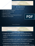 Applied Econometrics 3 Edition: Simple Regression