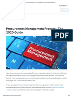 Procurement Process - The 2020 Guide To Procurement Management
