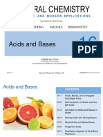 Chapter 16-Acids and Bases