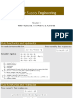 Water Supply Engineering: Water Hydraulics, Transmission, & Auxiliaries