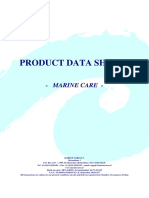 Marine Care - Chemicals - Product Data Sheets - 2006