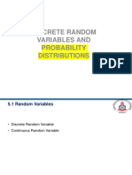 Discrete Random Variables and Probability Distributions