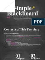 Simple Blackboard Background _ by Slidesgo
