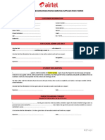 Application Form Student Package