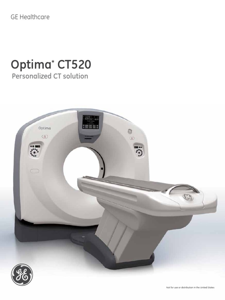 Optima CT 520 Brochure PDF Ct Scan Medical Imaging