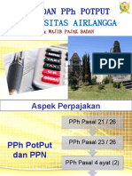 Universitas Airlangga: PPN Dan PPH Potput