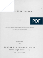 No 051 The Addis Ababa Transitional Conference of July 1991