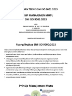 Prinsip Manajemen Mutu Sni Iso 9001 - 2015