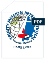 Worship Ministry Handbook[DRAFT]