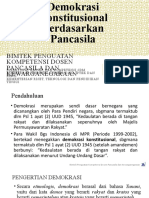 Demokrasi Konstitusional Berdasarkan Pancasila-Pak Hadirin