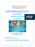 1° Guía Educación Física 3° Grado