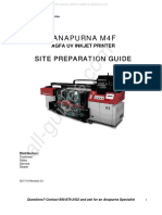 Anapurna M4F UV Inkjet Printer Site Preparation Guide