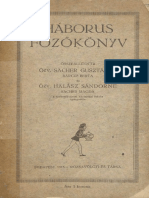 Özv. Sacher Gusztávné - Háborus Főzőkönyv (BP, 1915)
