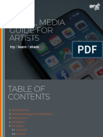 Social Media Guide For Artists: Try / Learn / Share