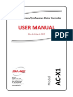 ACX1 User Manual for AC Asynchronous/Synchronous Motor Controller