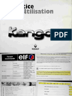 Notice D'utilisation Renault Kangoo 1999