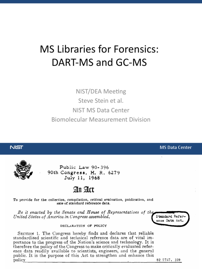 Overview of Mass Spectrometry Libraries and Software Tools for Forensic