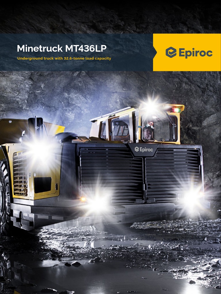 Minetruck MT436LP: Underground Truck With 32.6-Tonne Load Capacity ...