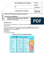 GUIA 1 CICLO V INGLES