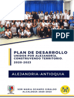 PLAN de DESARROLLO MUNICIPAL 2020-2023 (Aprobado Mediante Acuerdo Municipal 06 de 2020)